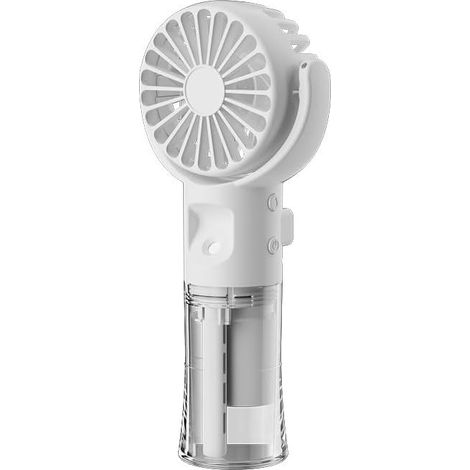 Mini ventilateur brumisateur portable avec cordon rechargeable par USB - Format de poche - Ventilateur rotatif pour voyage, enfants, femmes - Cadeau d'été pour l'école, le bureau, le camping (1/5)