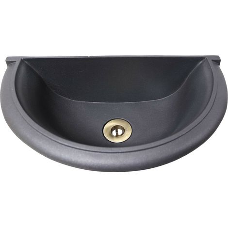Baignoire murale modèle Taormina pour jardin potager + bonde en laiton au choix : brunie