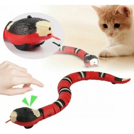 Jouet serpent intelligent pour chat - Jouet interactif électronique pour chats 1