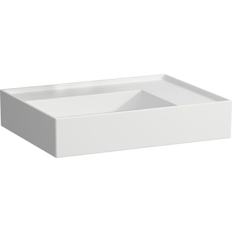 LAUFEN Kartell lavabo à poser, tablette à droite, sans trou pour (1/3)