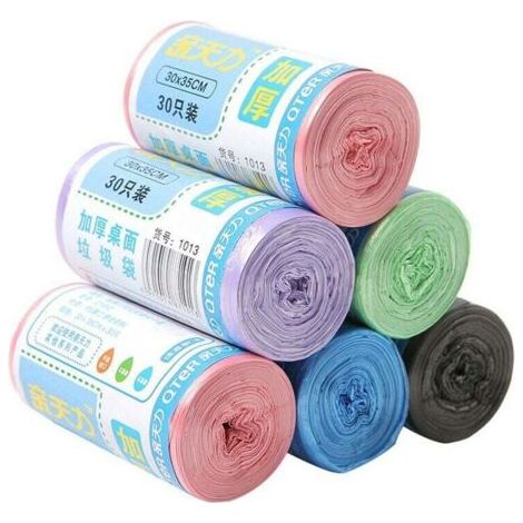 Petits sacs poubelles 2 gallons sacs à ordures poubelle écologique jetable pour voiture salle