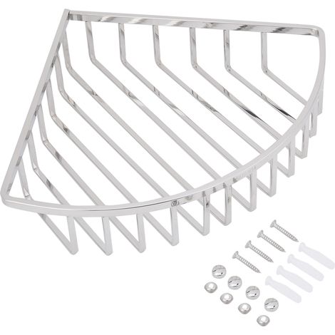 Etagere D Angle Murale En Acier Inoxydable 304 - Support De Rangement Pour Salle De Bain Et Cuisine - 1 Piece (1/5)