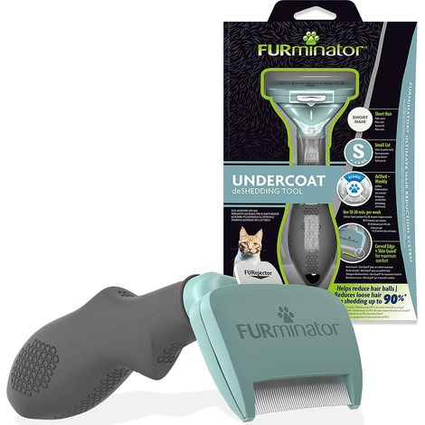 FURminator Undercoat deShedding Tool for Small Short Hair Cat - 261455