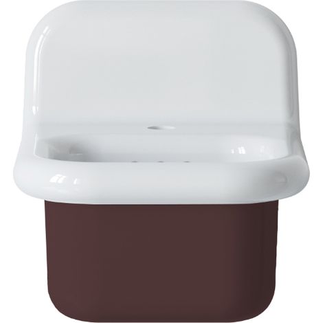 Lavabo retro de cerámica de 35 cm - True Colors Lite - Cacao (1/3)