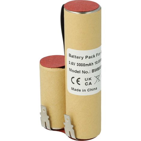 vhbw Akku kompatibel mit Gardena Rasenkantenschere Accu 3 (Standard, 2315, 2500) Rasen-Schere, Gartenschere - Ersatz für Accu3 - (NiMH, 3000mAh, 3.6V) Batterie