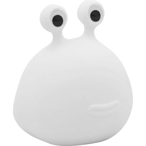 Veilleuse mignonne 2800K blanc chaud, intensité variable, chargement USB, lampe de bureau en silicone motif dessin animé (1/4)