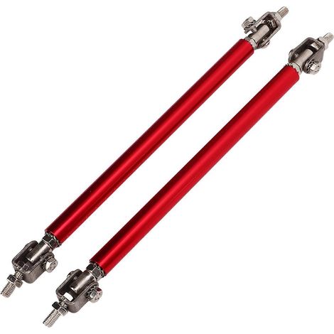 2 Tiges de Support Diffuseur de Pare-chocs 15cm en Acier Inoxydable Extensible, Barre de Fixation pour Spoiler, Lot de 2 (1/5)
