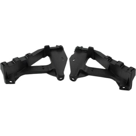 1 par de soportes para faros delanteros de coche para Honda Civic 2016-2020, color negro, SZRH AV