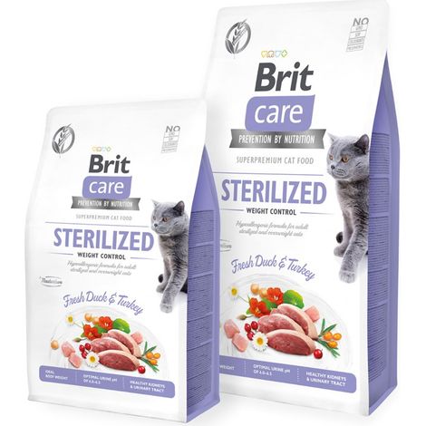 BRIT CARE Cat Grain-Free STERILIZED WEIGHT 7kg (1/2)