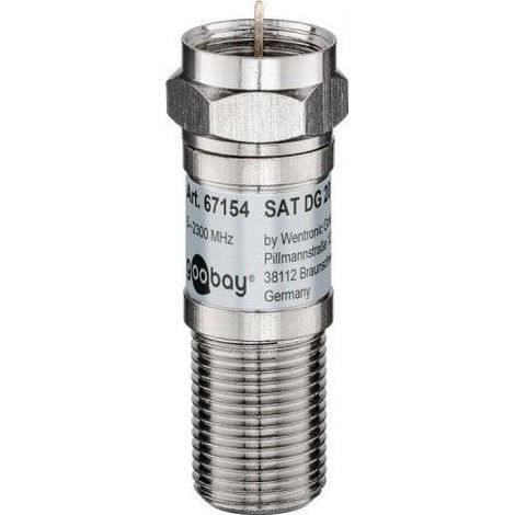 Atenuador satélite goobay 20 dB 75 Ohm