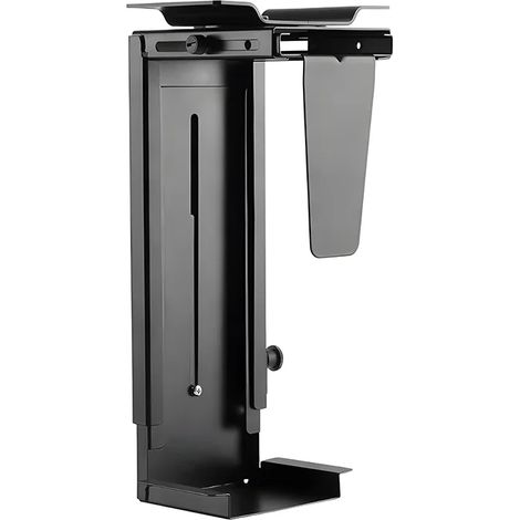 Support d'ordinateur sous bureau SolidHand-PC19, suspendu, réglable en hauteur et en profondeur (1/5)