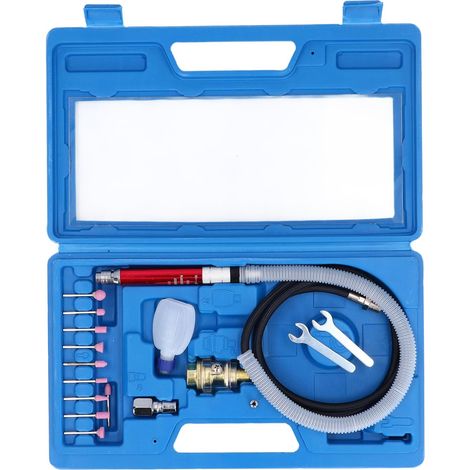 Kit de micro-broyeur à Air 1/8 pouces, 58000 tr/min, meuleuse pneumatique à grande vitesse pour une coupe de précision, le meulage et le polissage (1/5)