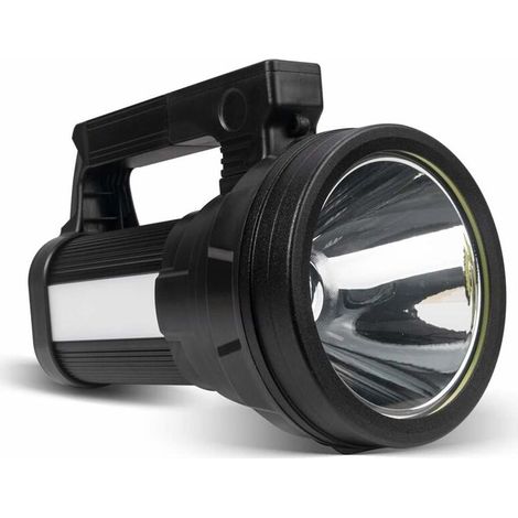 Lampe torche LED rechargeable 15000 lumens – 6 modes – étanche IPX4 – batterie 10800mAh – portée jusqu'à 800 mètres - 20000mAH (1/5)
