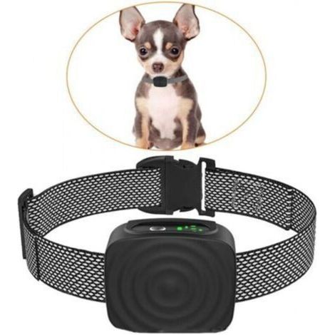 Dog Collar for Small/Medium Dogs, 5-15 lbs, No Shock, Rechargeable, Anti Bark Collar, with Adjustable Sensitivity and Strength, No Bark Collar (1/5)