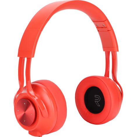 Fingertime P1 Bluetooth-Kopfhörer für Kinder – Ideal zum Musikhören, Filme schauen und Sport treiben (rot) (1/5)