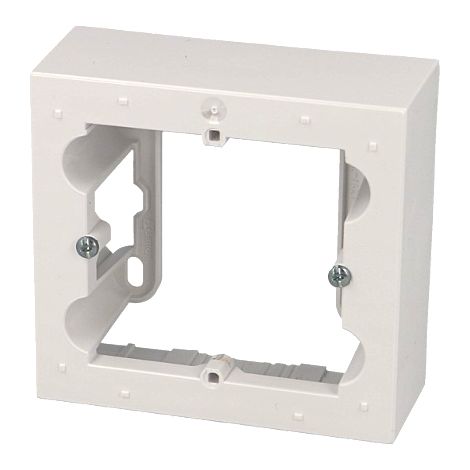 Boîtier de montage en surface, simple, blanc Simon54 (1/2)