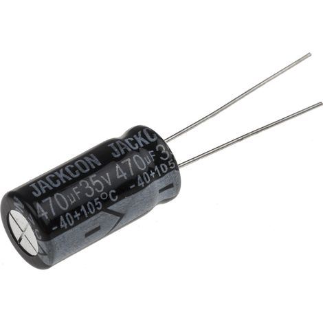 Condensateur RS PRO 470µF, 35V c.c.