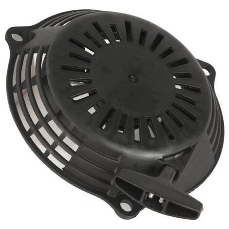 Ensemble de Lanceur à Rappel Cordon Noir & Autocollant - Compatible Moteurs Nettoyeur Haute Pression Honda GCV135 GCV160 - Pièces Rechange