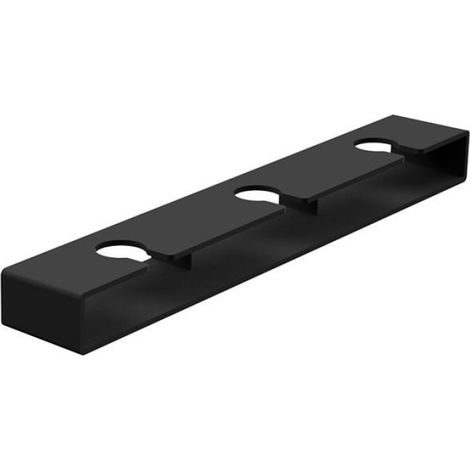 Lot de 2 supports à verres à vin suspendus sans perçage pour salon et cuisine, avec système d'évacuation d'eau vers le bas (1/3)