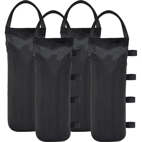 Sac de Sable for Tente avec poignée for Gazebo de Jardin, Poids for Pieds, Sac de Sable, abri de Sable, Ensemble de Tente, Outils de Camping Sac de Sable pour Parasol(4Pcs-Single Handle) (1/4)