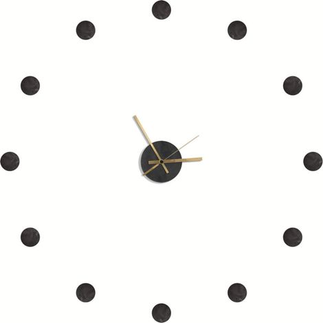 Horloge murale modulaire en acier calamine - dESIGNoBJECT (1/3)