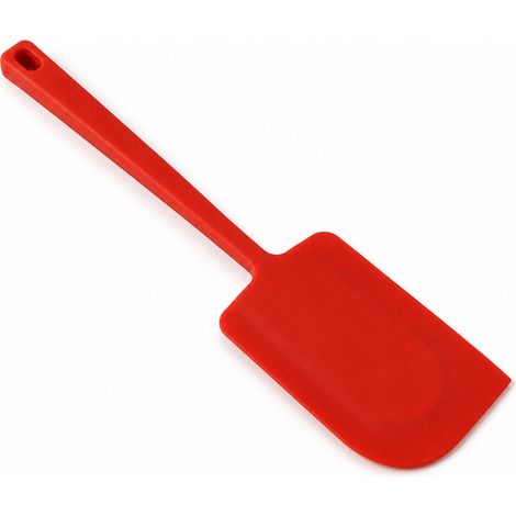 Grande spatule en silicone rouge intégrée — maryse extra-large pour crème et glaçage (1/5)