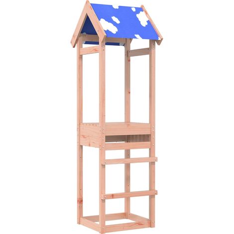 Tour de jeu Marron 52,5 x 46,5 x 195 cm Bois solide de Douglas vidaXL (1/5)