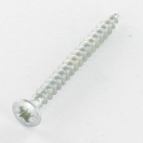VBA Vis bois agglo Tête fraisée bombée TFB Pozi 3.5X13 Acier laitonne-1 pièce