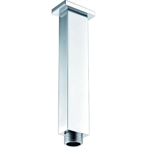 IMEX Deckenrohr aus verchromtem Messing und Stahl quadratisches Design – Modell Imex-BTC007