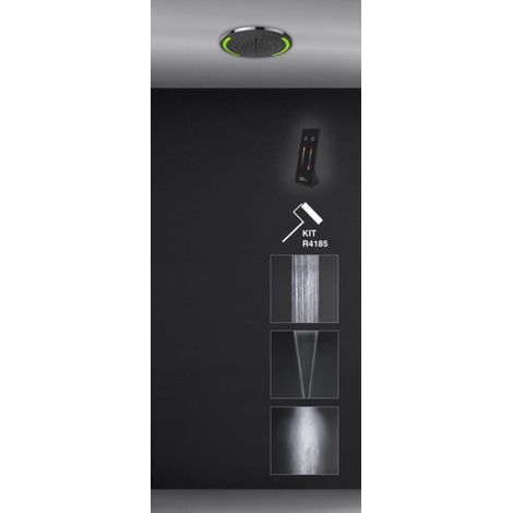 Gessi Colour, système de douche encastré multifonctions, rond,