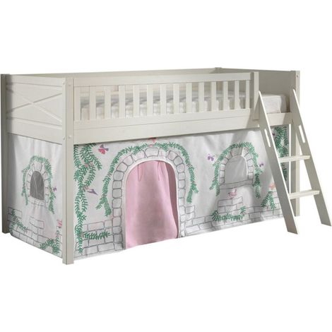 Lit Enfant Tente "Scott Birdy" 90x200cm Blanc (1/5)