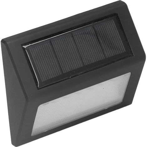 Solar-Wandleuchte mit 6 LEDs, 10.000 Stunden Lebensdauer, Automatikfunktion, kompakte Größe, ideal für Flur, Treppenhaus, Garten oder Hof. (1/5)
