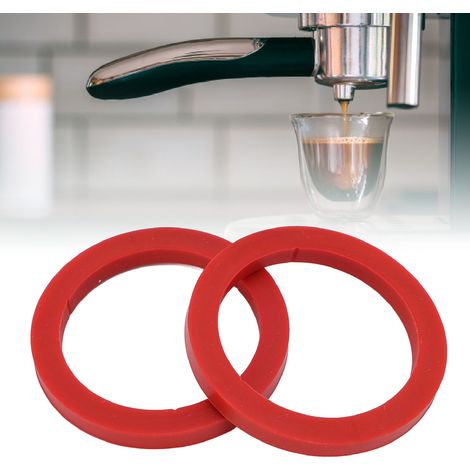 Junta de silicona resistente al calor para el grupo de preparación de café en cafeteras E61, 8 mm de grosor (2 piezas, diámetro 57 mm/73 mm) (1/5)
