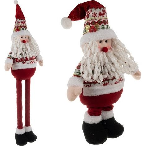 Babbo natale telescopico 95 cm ruhhy 22340