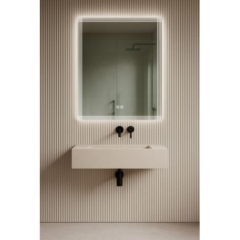 Espejo De Baño Line Plus 60X80, APP y Antivaho (1/5)