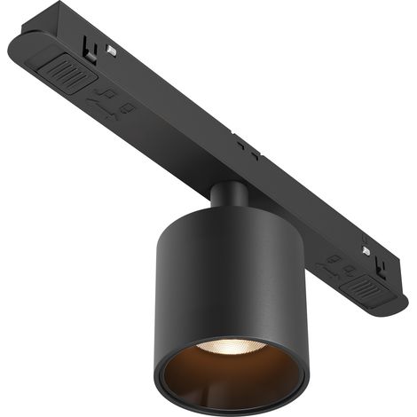 Spot rail magnétique noir LED 6W 3000K ALFA Maytoni (1/5)