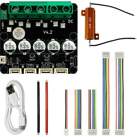 Contrôleur de servomoteur sans balais ODESC V4.2, carte de pilote à courant élevé pour Odrivetool FOC BLDC 8-56V 120A (1/5)
