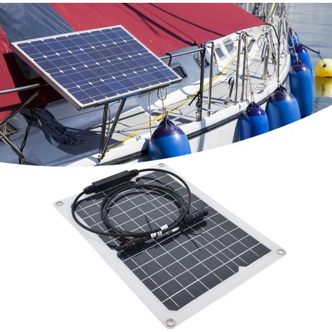Sistema solar de 40 A con controlador de carga para automóviles: panel flexible de 15 W, conversión de batería alta y estable. (1/5)