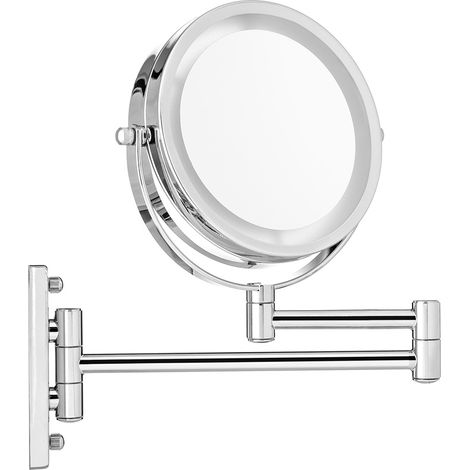 Specchio cosmetico LED Specchio per il trucco Specchio ingranditore Specchio da parete Specchio illuminato (1/5)