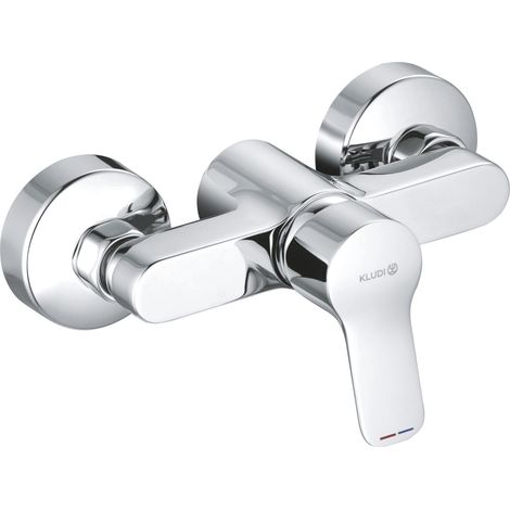 KLUDI PU & EASY Miscelatore monocomando doccia antinfortunistica cromato, 378410565 (1/3)