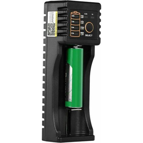 Chargeur De Batterie - 1.2 V 3.2 V 3.7 V 3.85 V - Pour Piles Rechargeables AA AAA 18650 18350 10440 14500 16340 - Lithium NiMH - 1 Unité (1/4)