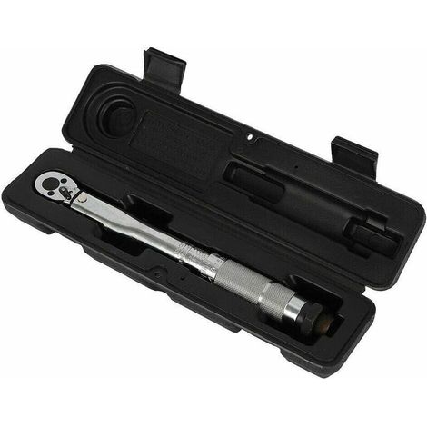 – 1/4-inch torque wrench 5–25 Nm – Accuracy +/- 4% – Lockable handle with audible click – For small vehicles and bicycles (1/4)