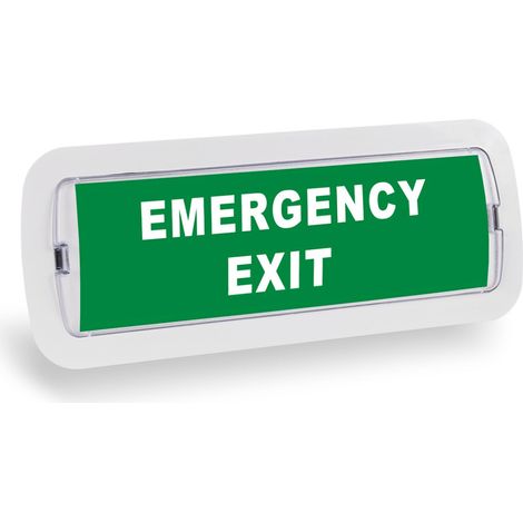 KIT Pictograma Autoadhesivo "Emergency Exit" + Luz De