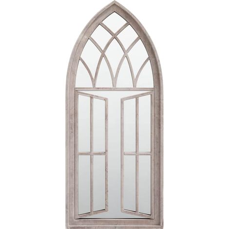 Maison Exclusive - Miroir de jardin Sable 70x30 cm Fer pour utilisation extérieure (1/5)