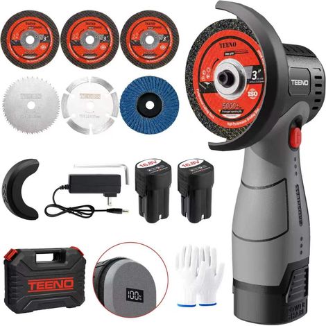 Meuleuse d'Angle Sans Fil Brushless 16,8V 76mm 19500 tr/min (1/5)