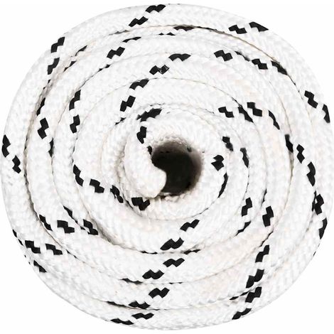 Corda  Fune Intrecciata per Barca Bianca 20 mm x 50 m Poliestere (1/5)