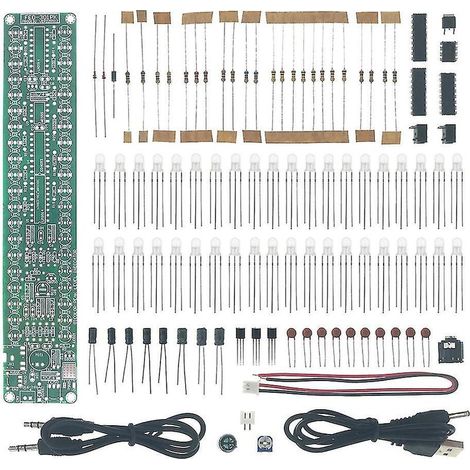 Verbesserter DIY-Lötkasten, elektronischer Audiospektrumanalysator, Pegelregler (1/4)