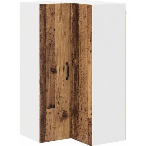 Meuble mural de cuisine,Armoire de cuisine avec porte Bois Ancien 57 x 57 x 100 cm CFW75513 (1/5)