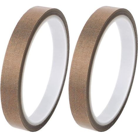 2 rouleaux de ruban PTFE pour machine de mise sous vide, scelleuses manuelles et à impulsion (1/2 pouce x 33 pieds) (1/5)