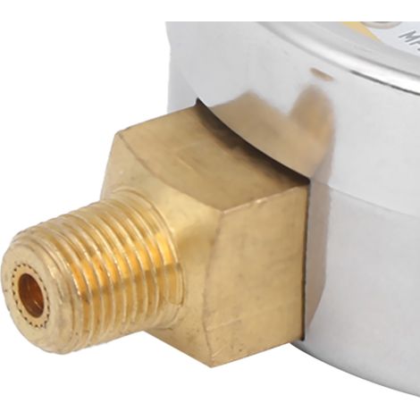 Vakuummeter für Vakuumpumpen, 0-14 psi, 1/8" NPT-Anschluss. (1/5)